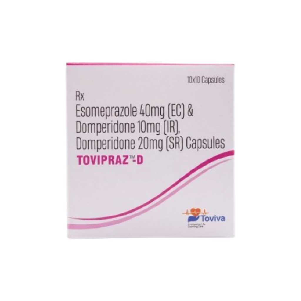 Esomeprazole 40mg (EC) & Domperidone 10mg (IR), Domperidone 20mg (SR) Capsules