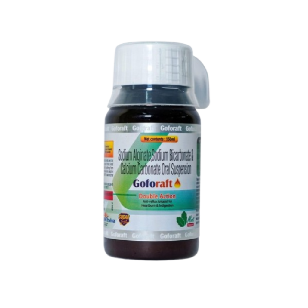 Sodium Alginate, Sodium Bicarbonate & Calcium Carbonate Oral Suspension