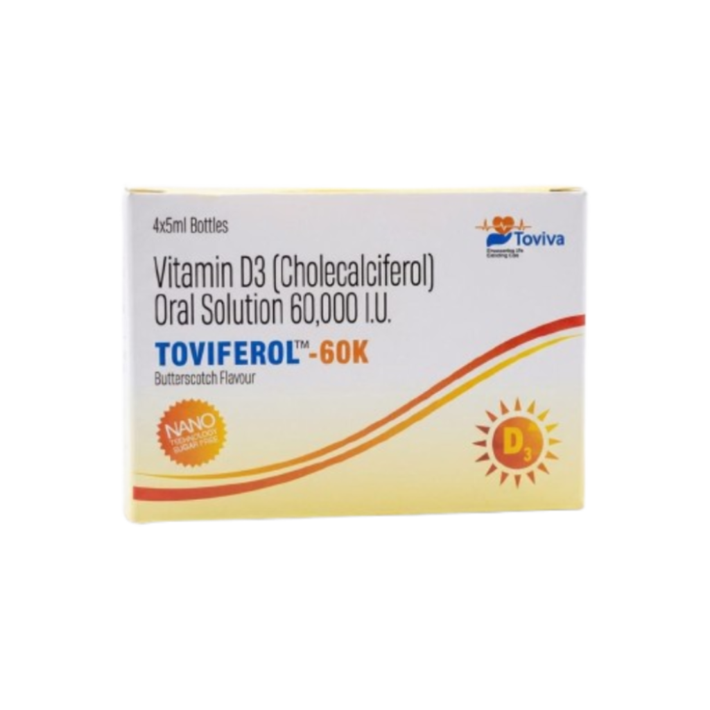 Vitamin D3 (Cholecalciferol) Oral Solution 60,000 I.U.